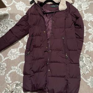 Ralph Lauren plum colored jacket
